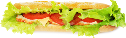 Брускетта ЛЕНТА FRESH с сочным куриным филе и соусом цезарь 250г