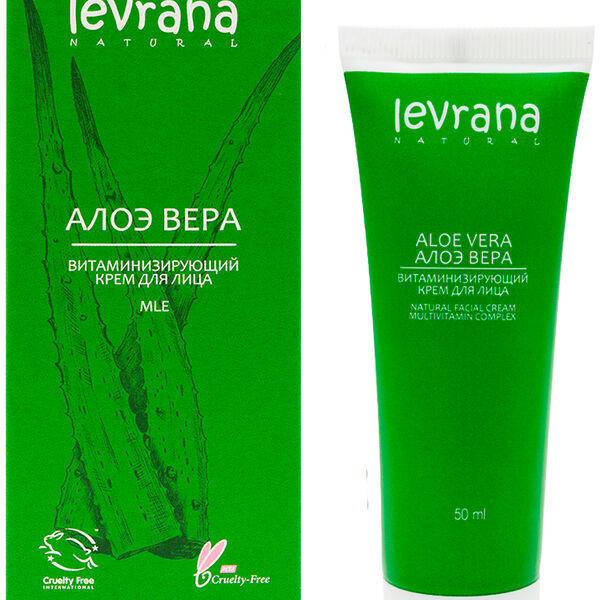 Крем для лица Levrana Витаминизированый алоэ вера 50 мл