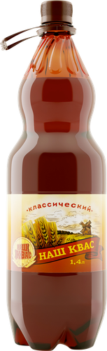 

Квас Наш Квас классический фильтрованный непастеризованный 1.4 л