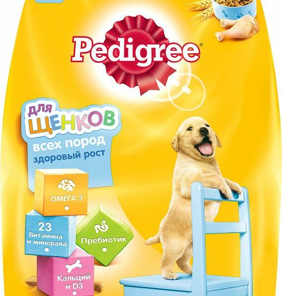 Сухой корм Pedigree для щенков курица