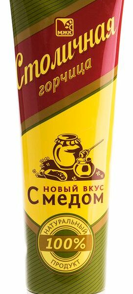 Горчица Столичная С мёдом, 100г