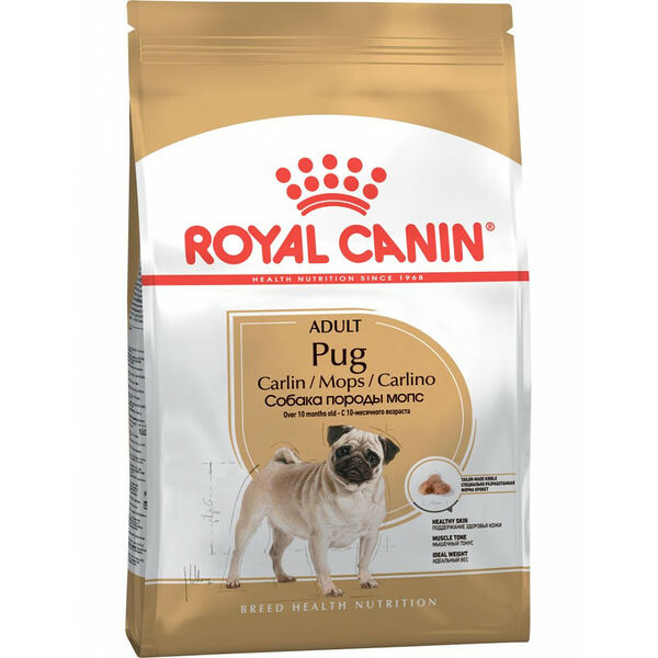 Royal Canin Pug Adult для взрослых собак породы мопс Курица