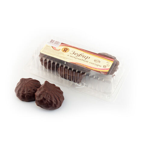 Зефир Шоколадная фабрика Новосибирская Экстра в шоколадной глазури