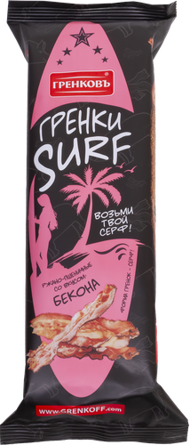 

Гренки ржано-пшеничные Гренковъ со вкусом бекона 100 г