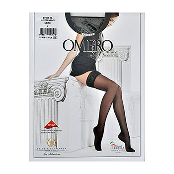 Чулки Omero Efira autoreggente цвет Nero 15 den размер L Италия