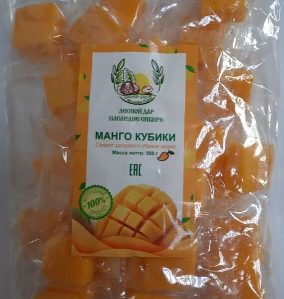 Манго 500 г кубики