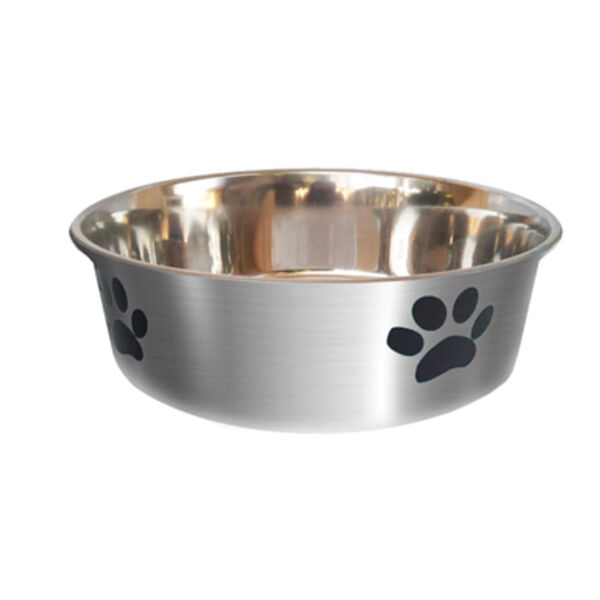 HOMEPET Heavy Лапки Миска для домашних животных металлическая утяжеленная 1,8л