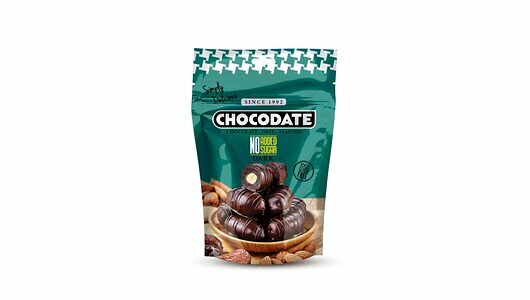 Финики Chocodate с миндалем в темном шоколаде без добавления сахара 