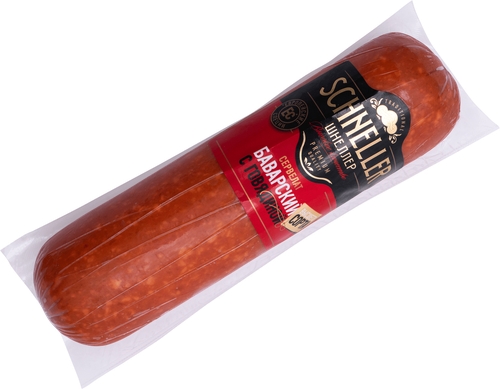 

Колбаса копчено-вареная SCHNELLER Сервелат Баварский с говядиной, высший сорт, 300г