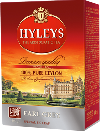 Чай черный Hyleys Английский Эрл Грей кр/лист с бергамот 100г