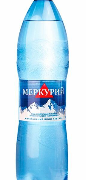 Вода минеральная Меркурий газированная 1.5 л 