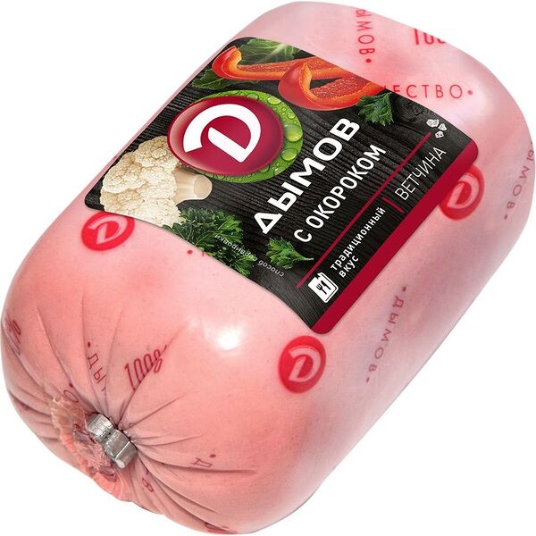 Ветчина варёная Дымов с окороком 400г