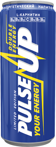 Напиток энергетический Pulseup Energy тонизирующий газированный, 450 мл
