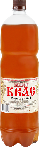 Квас ЖИВОЙ Окрошечный нефильтрованный неосветленный непастеризованный, 1500мл