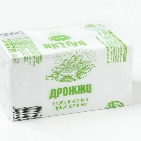 Дрожжи хлебопекарные прессованные 1000 гр.