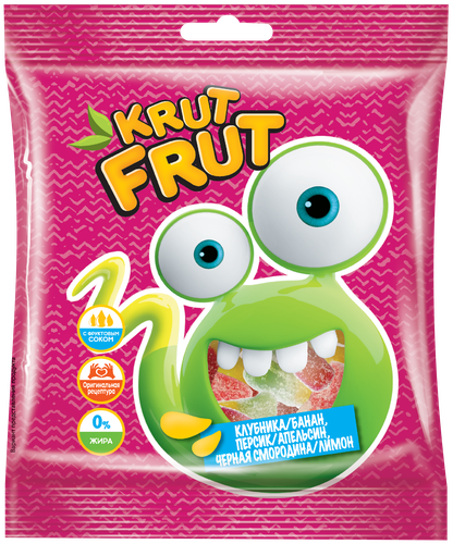 

Мармелад жевательный KRUTFRUT Змейка в кислой посыпке
