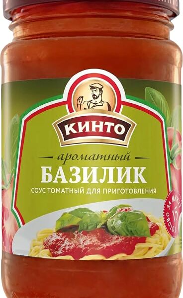 Соус Кинто Томатный ароматный базилик 350мл