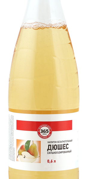 Напиток 365 ДНЕЙ Дюшес сильногазированный, 0.6л