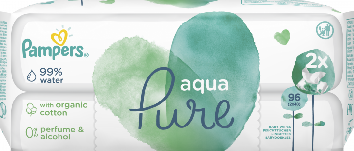 

Влажные салфетки Pampers Aqua Pure