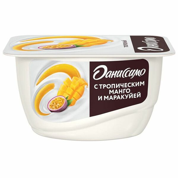Продукт творожный Даниссимо тропическое манго-маракуйя 5.6%, 130г