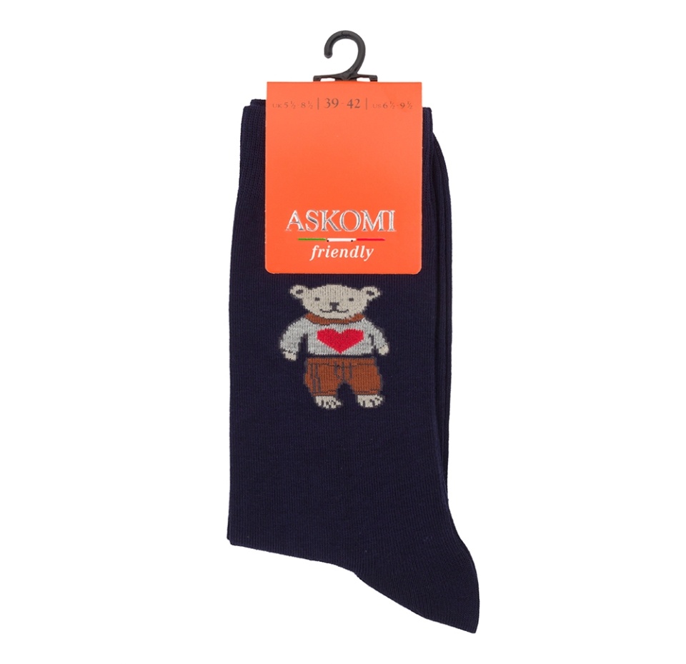 

Носки Askomi Friendly р.25 (39-42) темно-синий, Россия