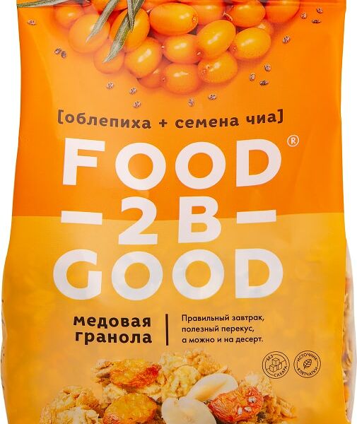 Гранола Food to be Good Облепиха-семена чиа 300г