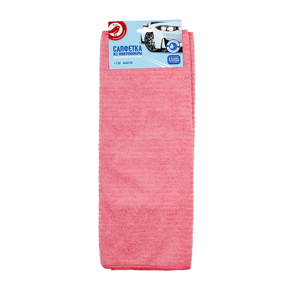 Салфетка из микрофибры для авто универсальная 40х60 см ТМ Ашан Красная птица