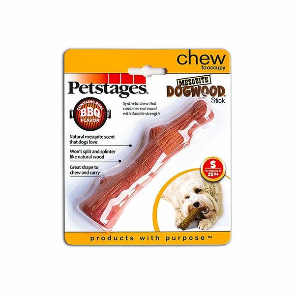 Petstages игрушка Mesquite Dogwood с ароматом барбекю для собак 16 см.