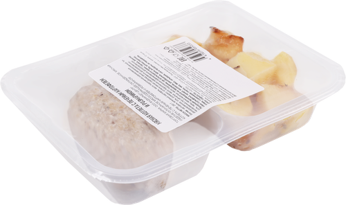 

Котлета мясная Фудмаркет с печеным картофелем и розмарином 250 г