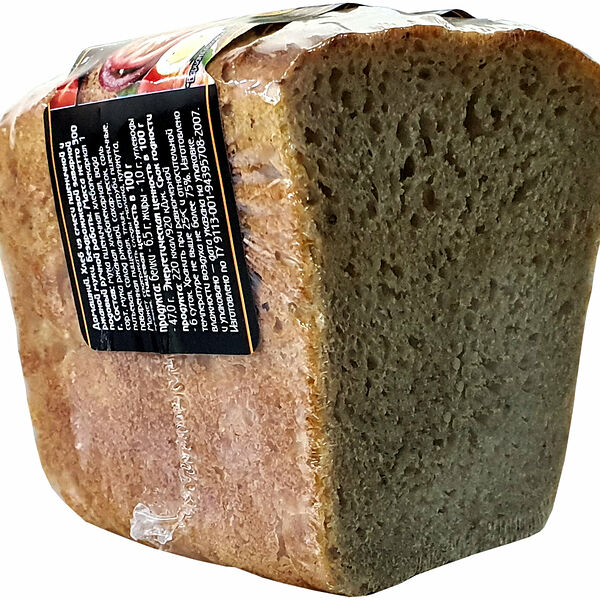 Хлеб Домашний подовый из смеси пшеничной и ржаной муки ручной работы ТМ Рижский Хлеб