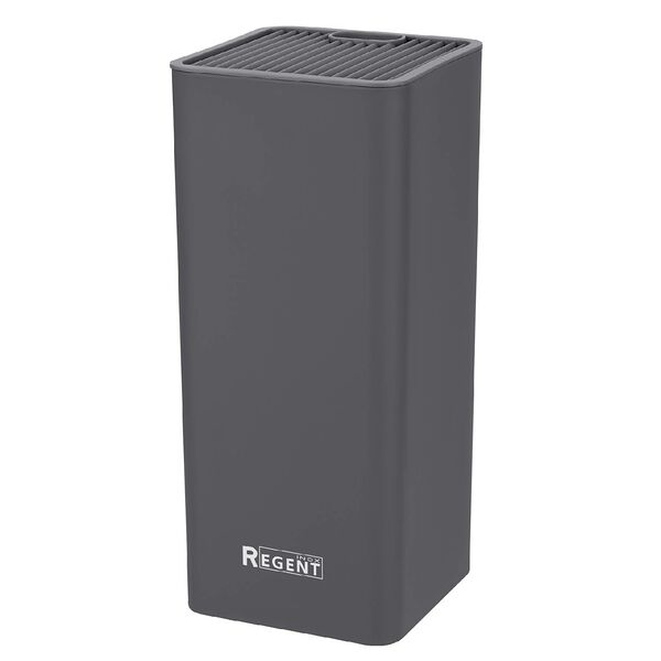 Подставка для ножей и ножниц Block, 23х10 см, пластик, серая