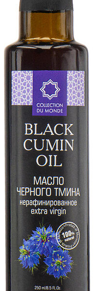 Масло черного тмина нерафинированное Extra Virgin, Black Cumin Oil