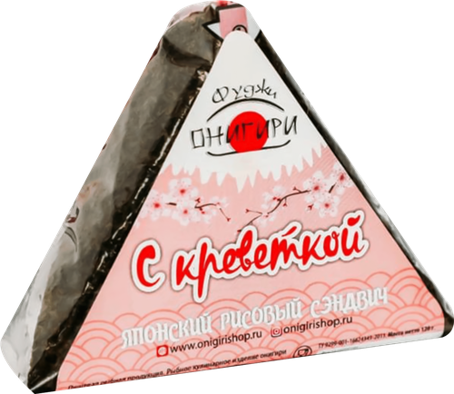 

Онигири Фуджи с креветкой 120 г