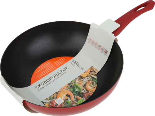 

Сковорода-вок HOMECLUB Bordeaux 28см антипригарное покрытие Арт. GV28801-26-1