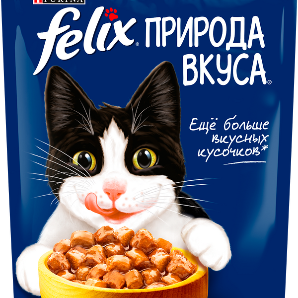 Влажный корм для кошек Felix Природа вкуса Курица