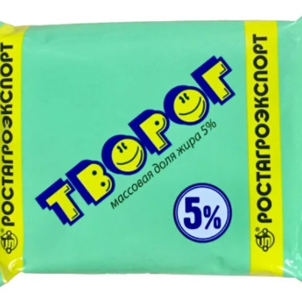 Творог РостАгроЭкспорт 5% 180г