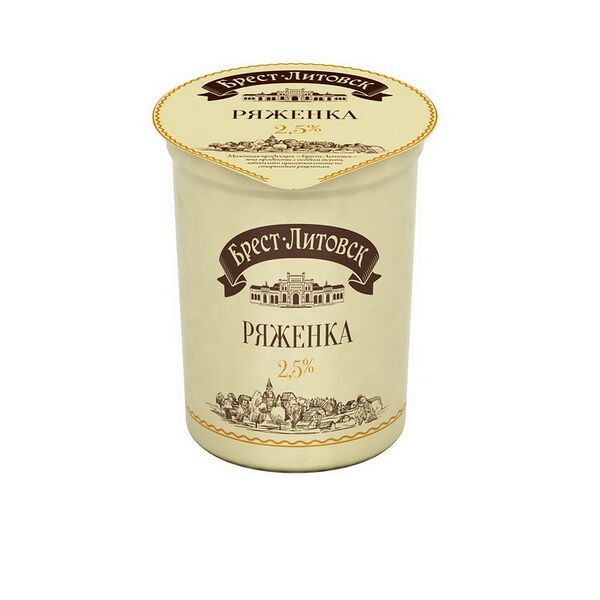 Ряженка Брест-Литовск 2,5% 380г п/ст