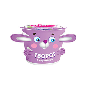 Творог Нежный возраст для детского питания с черникой 4%