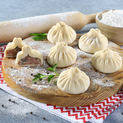 МясновЪ Хинкали из баранины вес
