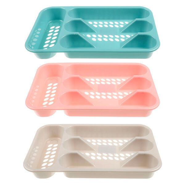 Vetta лоток для столовых приборов, 4 секций, пластик, 33х19,5х4,5 см, 