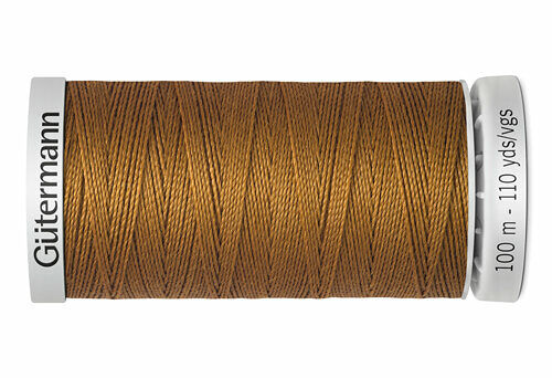 724033 Нить Extra Strong M 782 суперкрепкая, 100м, 100% п/э Gutermann(448 шоколадная охра)