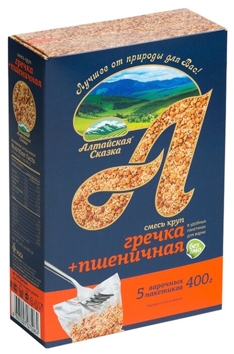 

Алтайская сказка Смесь круп гречка+пшеничная
