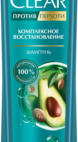 Шампунь против перхоти Клиар комплексное восстановление 400 мл