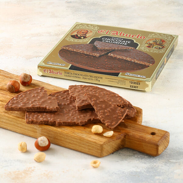 Туррон из молочного шоколада хрустящий Эль Абуэло Испания