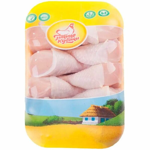 Голень куриная ПТИЦА КУБАНИ охлажденная лоток вес 