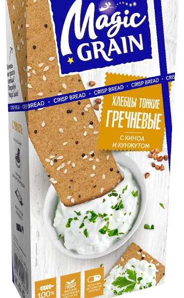 Хлебцы гречневые Magic Grain с киноа и кунжутом