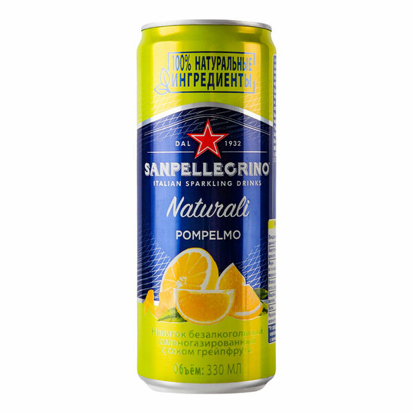 Напиток San Pellegrino Pompelmo Грейпфрут 0,33 (1212884)