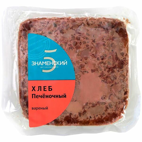 Хлеб из свинины Знаменский Печеночный варёный, 300г