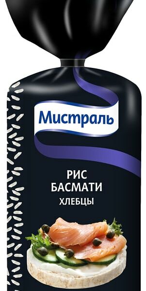 Хлебцы Мистраль Рис Басмати 100г