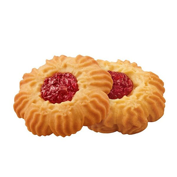Изделие сдобное Гал Курабье с повидлом клубники